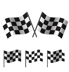 Checkered flag Royalty Free Vector Image - VectorStock