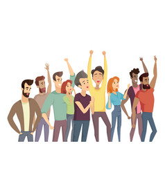 Hands diverse group people together Royalty Free Vector