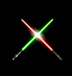 Green Light Red Saber Vector Images 