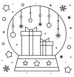 Snow Globe Coloring Pages - Clashing Pride
