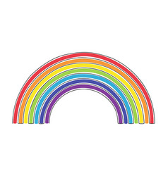 Colorful rainbow or color spectrum Royalty Free Vector Image