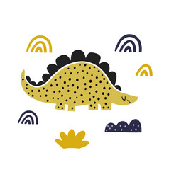 Hand drawing dinosaur Royalty Free Vector Image