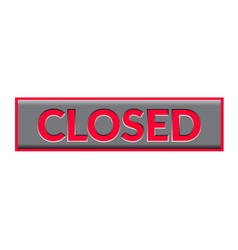 Open and closed door neon sign Royalty Free Vector Image