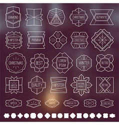 Labels and design elements Royalty Free Vector Image