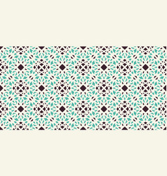 Border arabic pattern Royalty Free Vector Image