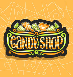 Logo for candy shop Royalty Free Vector Image - VectorStock