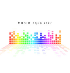 Radial sound wave music equalizer dynamic volume Vector Image