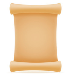 Old paper scroll Royalty Free Vector Image - VectorStock