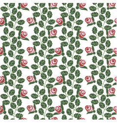 Letter roses Royalty Free Vector Image - VectorStock
