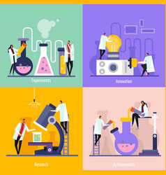 Science icons set royalty free vector image vectorstock
