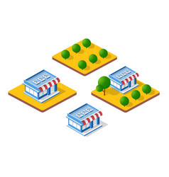 Small convenience store Royalty Free Vector Image