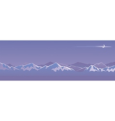 Blue mountains Royalty Free Vector Image - VectorStock