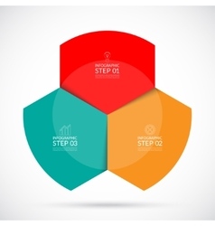 Infographic circular template Royalty Free Vector Image