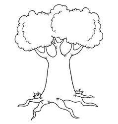 Cartoon tree Royalty Free Vector Image - VectorStock