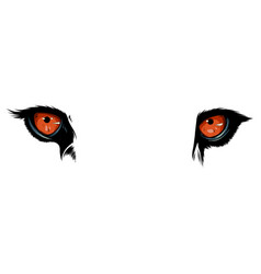 Tiger eyes mascot graphic Royalty Free Vector Image