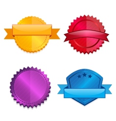 Blank template badges Royalty Free Vector Image