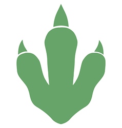 dinosaur foot print vector images 57