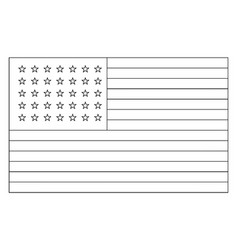 United states flag vintage Royalty Free Vector Image