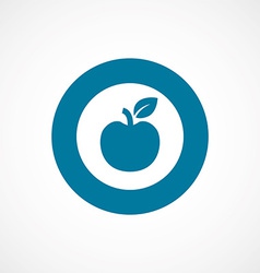 Juicy blue apple isolated on white background Vector Image