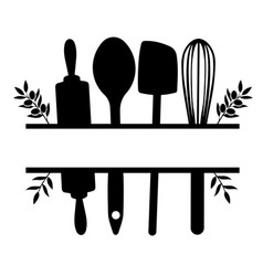 Kitchen utensils Royalty Free Vector Image - VectorStock