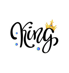King Word Typography Vector Images Over 100