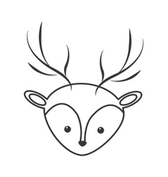 Deer mandala icon Royalty Free Vector Image - VectorStock