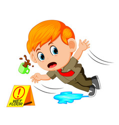 Cartoon Boy Fall Down Vector Images (over 100)