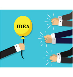 A good idea occurred to me Royalty Free Vector Image