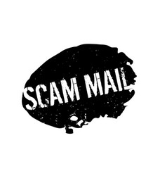 Scam Mail Rubber Stamp Royalty Free Vector Image