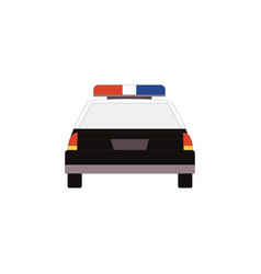 Police car icon side view in flat style for ui ux Vector Image