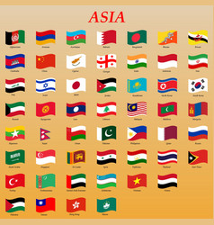 Different countries flags set Royalty Free Vector Image