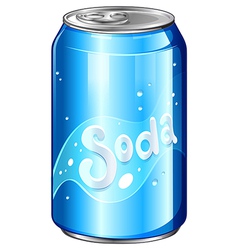 A cooler with softdrinks Royalty Free Vector Image