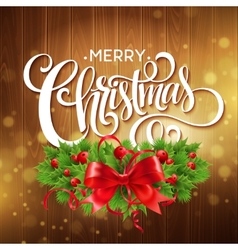 Merry christmas card background happy Royalty Free Vector