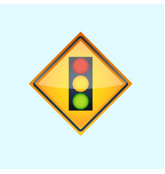 Road tragic sign Royalty Free Vector Image - VectorStock