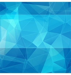 Triangular style blue abstract background Vector Image