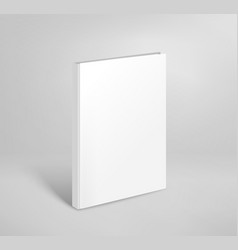 3d blank hardcover book mockup paper book template