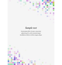 Purple page corner design template Royalty Free Vector Image