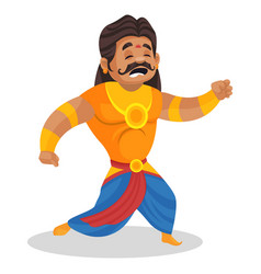 Duryodhana Cartoon Character Royalty Free Vector Image