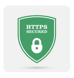 Haccp certificate shield - website emblem of Vector Image