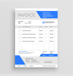 modern invoice