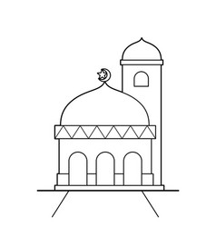 How To Draw A Small Mosque