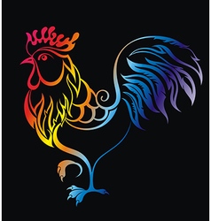 Bright Cockerel Royalty Free Vector Image - VectorStock