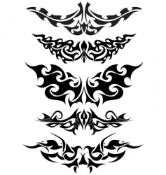 Tattoos set Royalty Free Vector Image - VectorStock