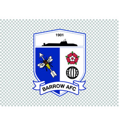 England football club emblem on transparent Vector Image