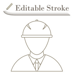 Engineer concept icon Royalty Free Vector Image