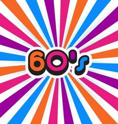 70s disco art background Royalty Free Vector Image