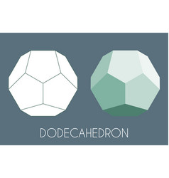 Four platonic solids sacred geometry Royalty Free Vector