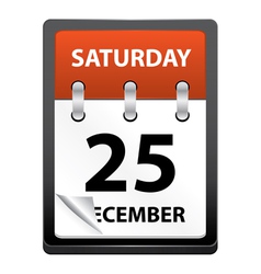 Blank calendar Royalty Free Vector Image - VectorStock