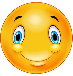 Happy smiley emoticon face Royalty Free Vector Image