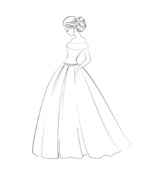 Woman Fashion Model Outline Vector Images Over 4 500